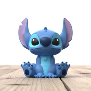 3D Stitch STL File, Stitch Figure Model, Easy To Print, High Quality Stl