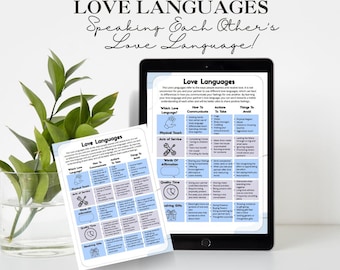 Love Languages: Relationship Communication Guide (PDF Download)