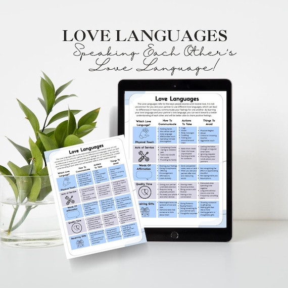Love Languages: Relationship Communication Guide (PDF Download)