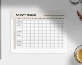 Anxiety Tracker and Journal – Printable Mental Health & Mood Log - Etsy