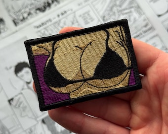 Anime Embroidered Manga Patch | Hook and Loop | Sew on | Iron on