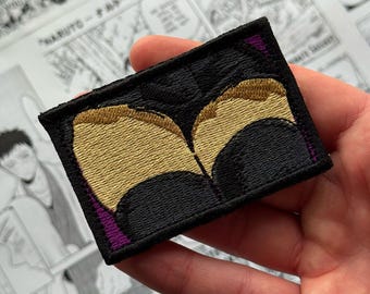 Anime Embroidered Manga Patch | Hook and Loop | Sew on | Iron on