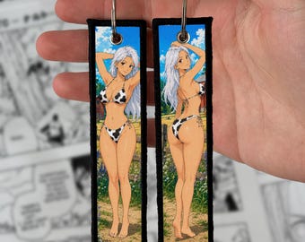 CowGirl Anime Manga Embroidered Jet tag | Keychain | Key tag | Lanyard