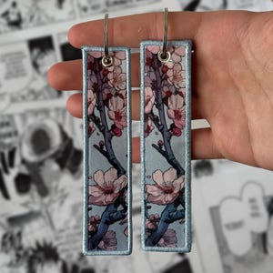 Sakura Anime Manga Embroidered Jet tag | Keychain | Key tag | Lanyard