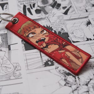 Waifu Anime Manga Embroidered Jet tag | Keychain | Key tag | Lanyard