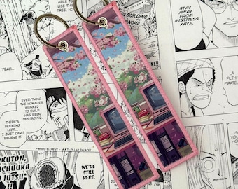 Kawaii Anime Manga Embroidered Jet tag | Keychain | Key tag | Lanyard