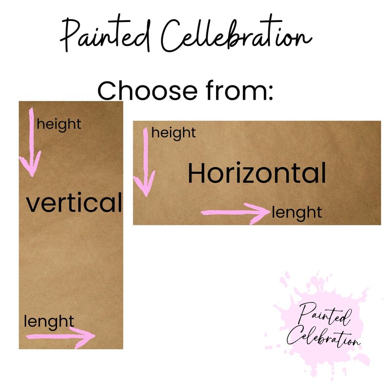 Custom Hand-Painted Butcher Paper Banner: Personalized Party Decor bild 4