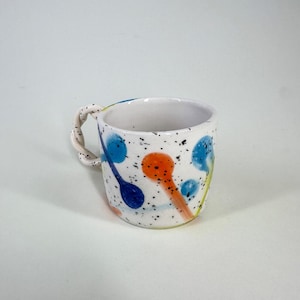Galaxy Ceramic Mug: Handmade Starry Night Pottery Cup