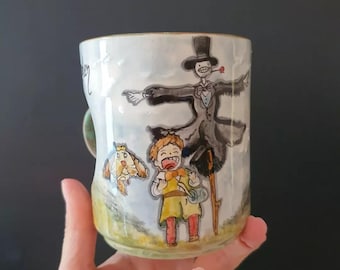 Tazza del castello errante di Howl: tazza in ceramica fatta a mano con tema anime Ghibli
