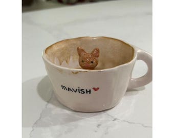 Custom Cat Mug – Personalized Ceramic Cup, 200-250ml