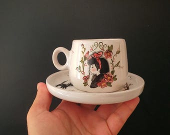 Kiki's Delivery Service Mug: Handmade Ceramic Coffee & Tea Cup