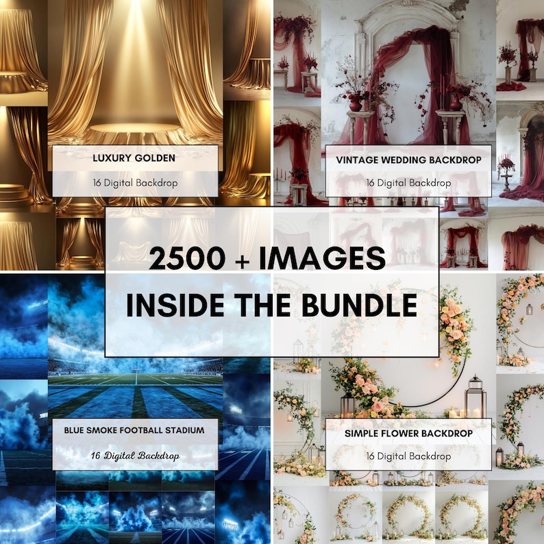 Screen Backdrop Layout 2500 Photography Backdrops Bundle | High Resolution Studio Backgrounds ...
