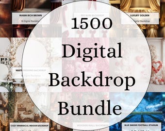 Mega Digital Backdrops Wholesale Photography Backdrop Bundle: Newborn, Wedding, Maternity (Digital Download)