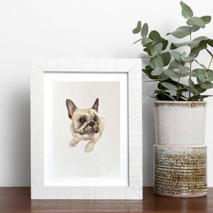 Custom Pet Portrait Watercolor Painting – Hand Painted Not Print Dog, Cat, Personalized Gift, Memorial, Pet Lover Gift, Customizable Art