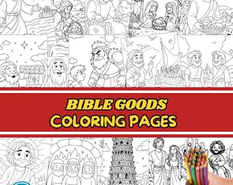 Bible Goods – 150 Bible Coloring Pages for Kids & Families