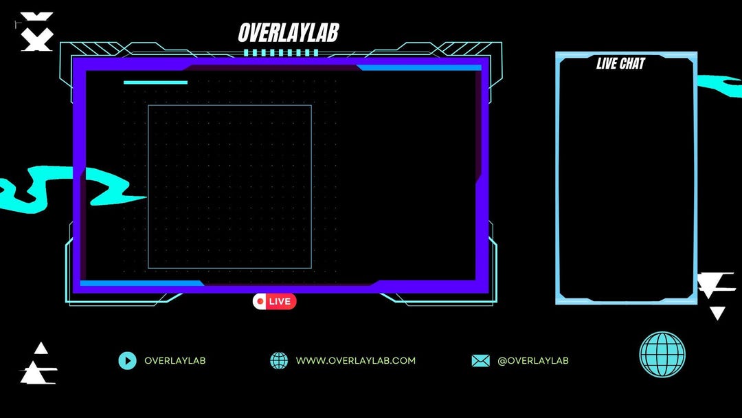 Editable Animated Overlay Package for Streaming - Etsy
