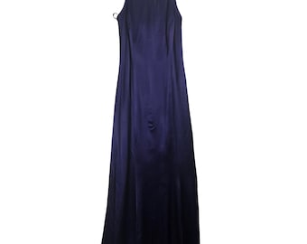 Vintage Jessica McClintock Maxi Kleid Abendkleid Größe 5/6 Strasssteine Abschlussball 90er Jahre