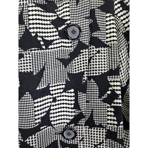 Vintage Adrianna Papell 100% Seide Damen Kleid 10 Büro Academia Hahnentritt Bild 5
