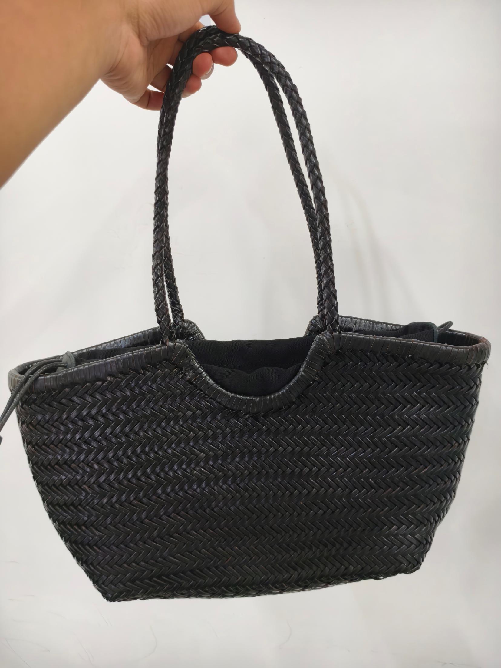 新品未使用品　ST. AGNI ブラックレザー ハンドバッグ St agni bag - Etsy 日本