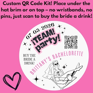 Código QR para despedida de soltera: Invita a la novia a una bebida - Venmo Fund