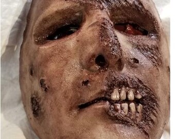 Custom Made - Zombie Brian - Severed Silicone Face Mask