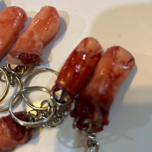 Severed Toe Keychains - Scary and Gory!! Very Realistic
