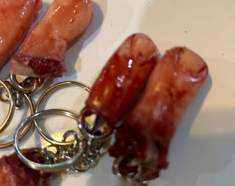 Severed Toe Keychains - Scary and Gory!! Very Realistic