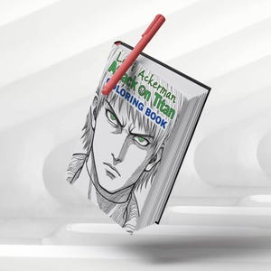 Levi Ackerman Attack on Titan kleurboek voor fans, mangakunst, Captain Levi fanart, Otaku Gift, actie-anime kleurplaten, Levi&#39;s fans