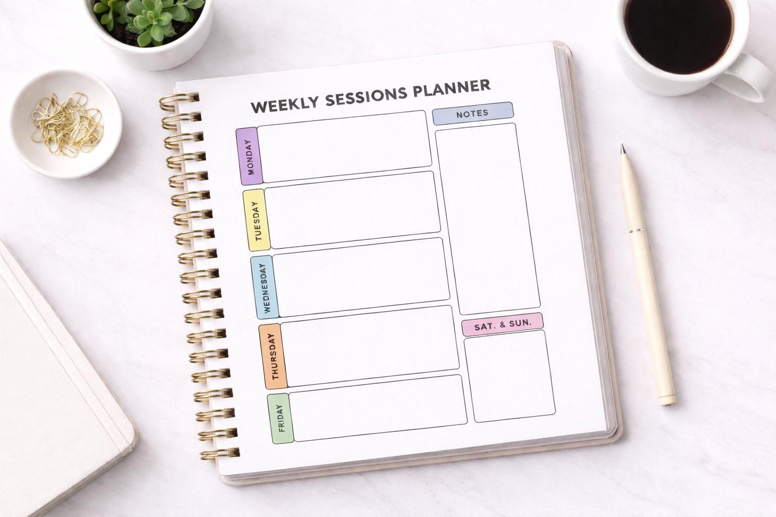 Session Planner Guide Weekly Sessions Planner Printable PDF | Therapy Planning Sheet for Rbts ...