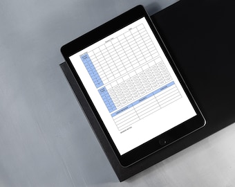 Arkusz gromadzenia danych behawioralnych ABA dla RBT, BCBA, nauczycieli i rodziców / Szablon do śledzenia danych RBT do druku (wersja cyfrowa do pobrania), PDF