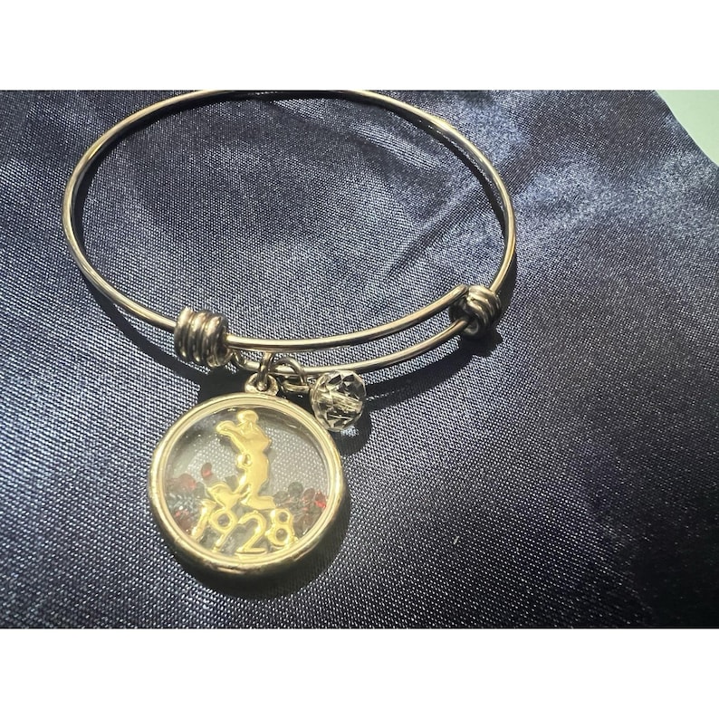 Disney Mickey Mouse 1928 Bracelet Silver Bangle 画像 3