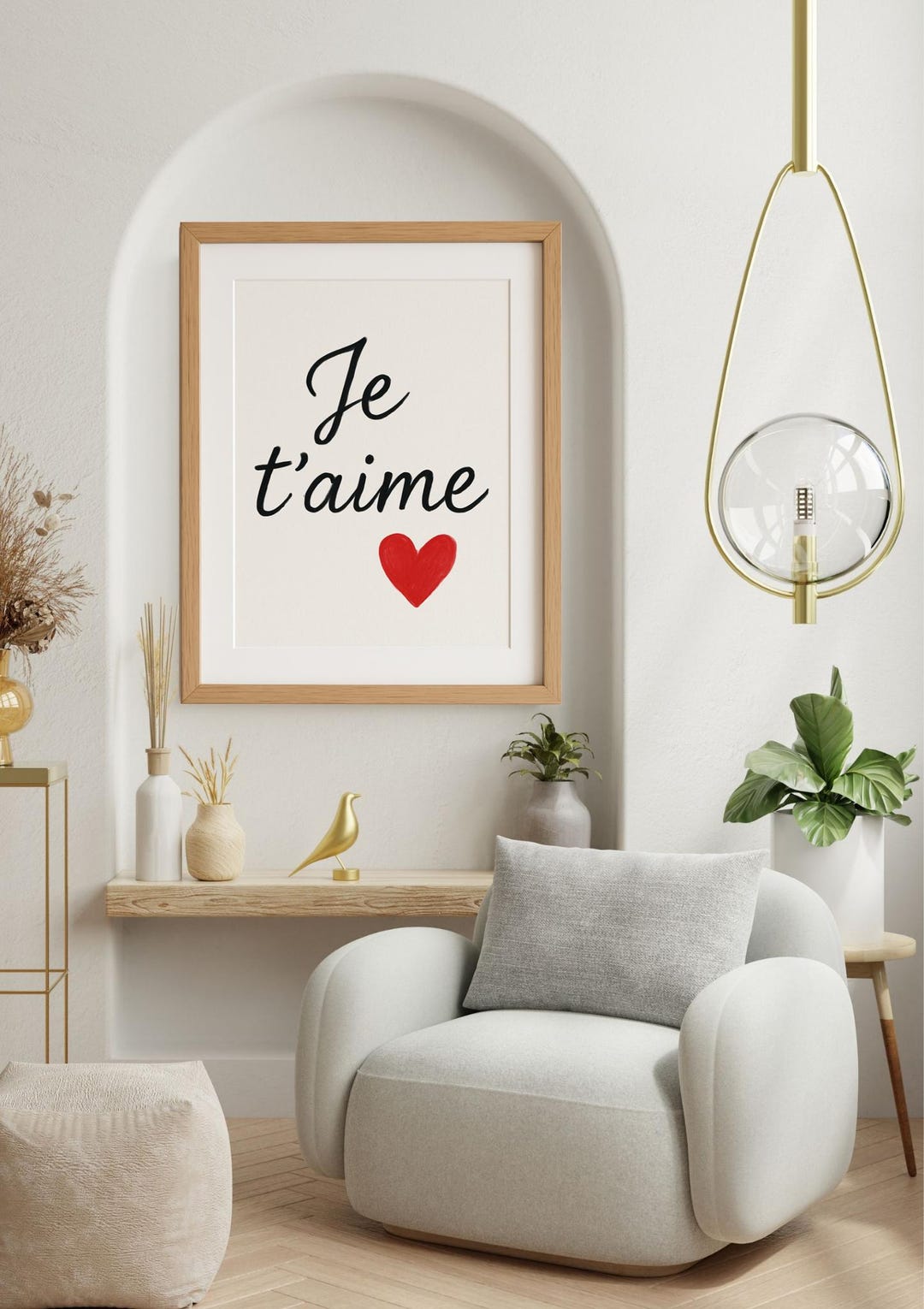 Poster Maximaliste,art Mural,impression ''je T'aime'',art Mural ...
