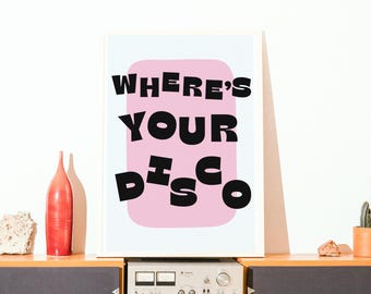 Impresión lírica de Dom Dolla: póster de música EDM, arte de San Francisco (descarga digital)