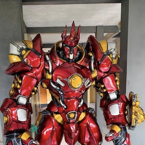 Transformer Reinhardt Overwatch Style Costume Eva Foam Cosplay Realistic Robot Cosplay Custom Robot Suit