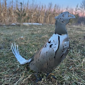 Life Size Metal Pheasant