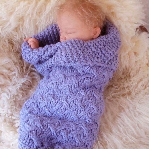 Knitting Pattern Baby Cocoon Etsy