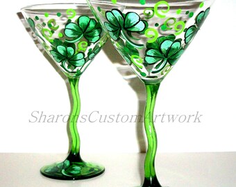 4 oz martini glasses hand painted martini glasses leaf clover shamrocks st patricks day handpainted set of 12 oz glassware green stemmed oz martini glass etsy 4 oz martini glasses hand painted martini glasses leaf clover shamrocks st patricks day handpainted set of 12 oz glassware green stemmed oz martini glass etsy