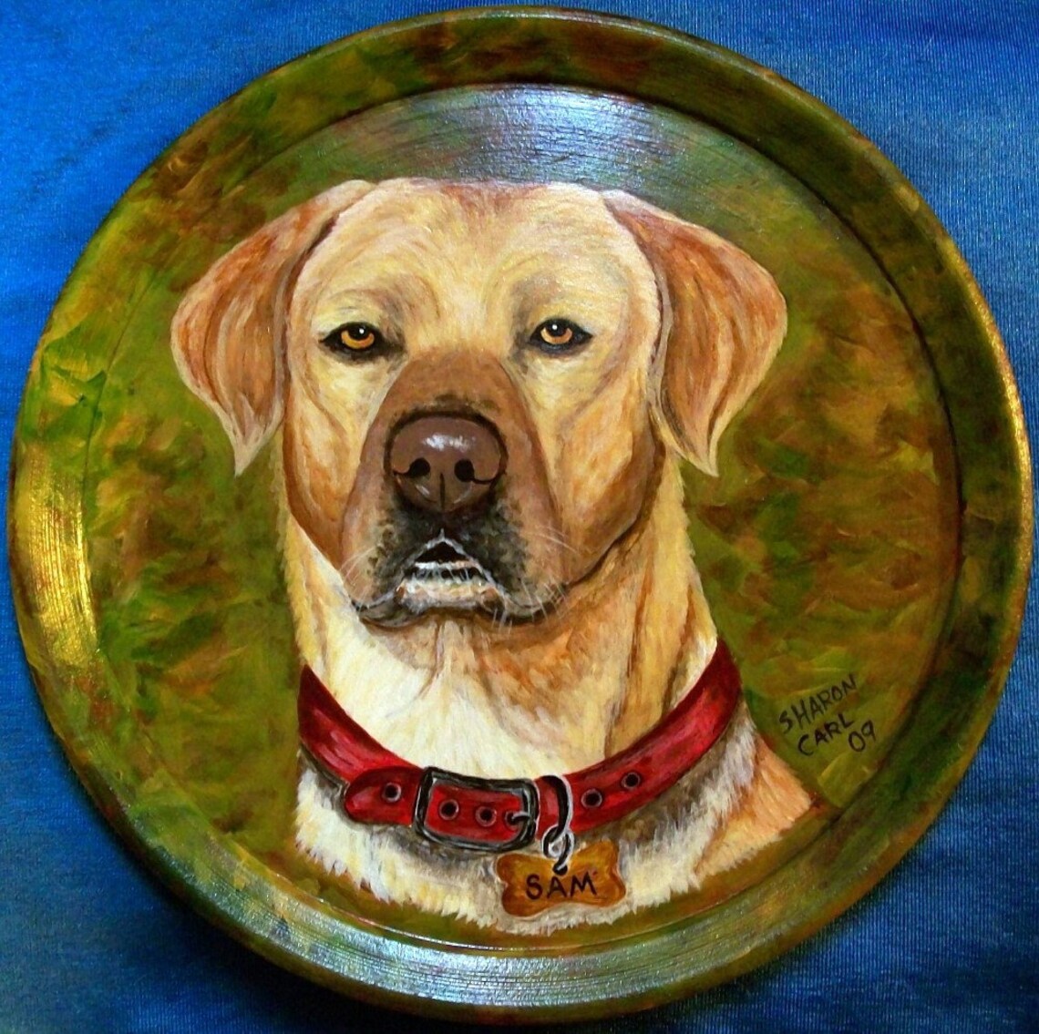 Pet Memorial Custom Pet Portrait Hand Painted of Your Dog or Etsy