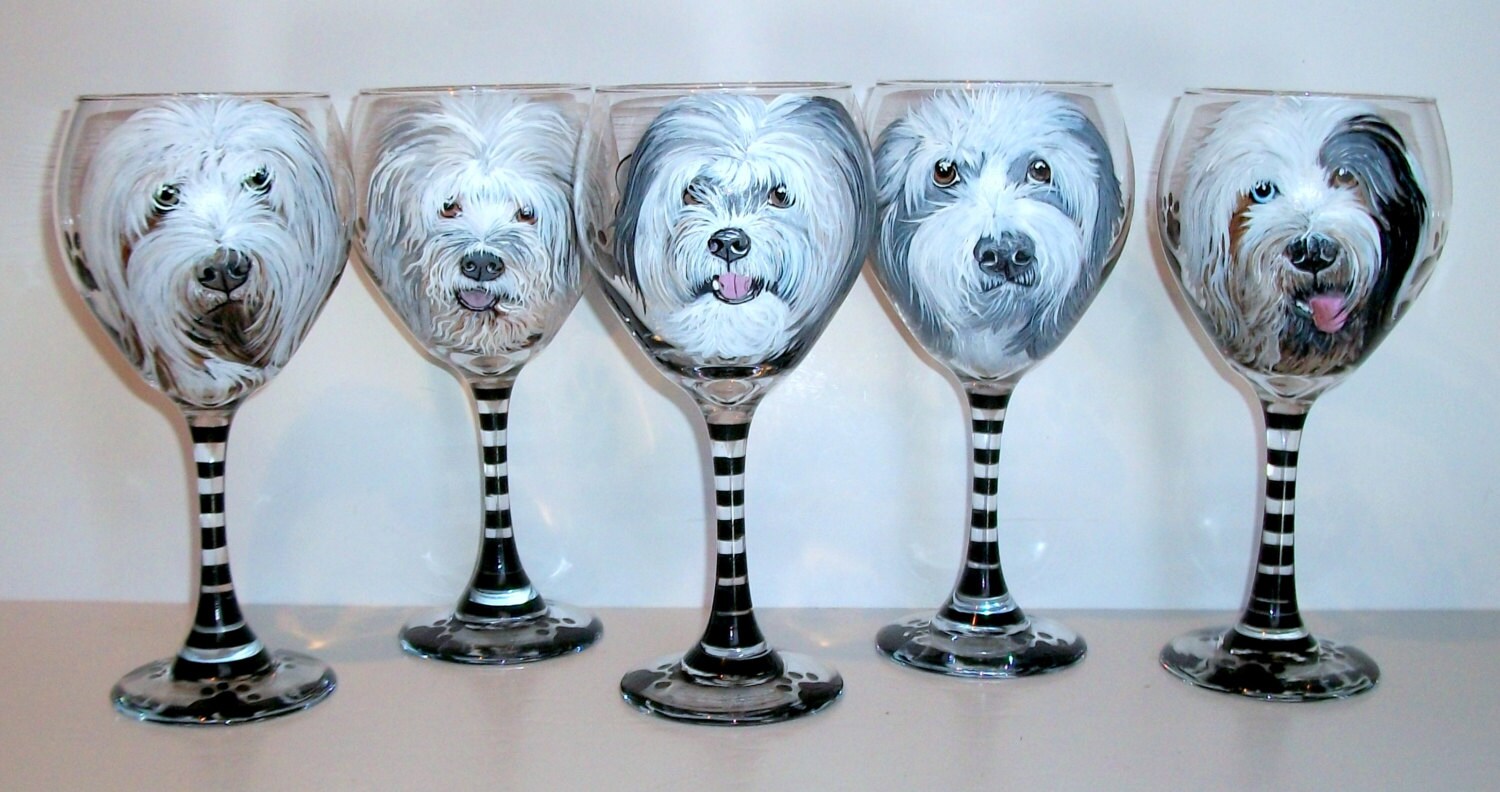 Custom Hand Painted Pet Portraits Pets Pet Lover Set of 5 Etsy