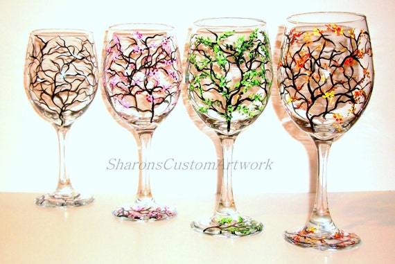 4 Seasons Wine Glasses