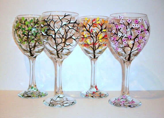 4 Seasons Wine Glasses