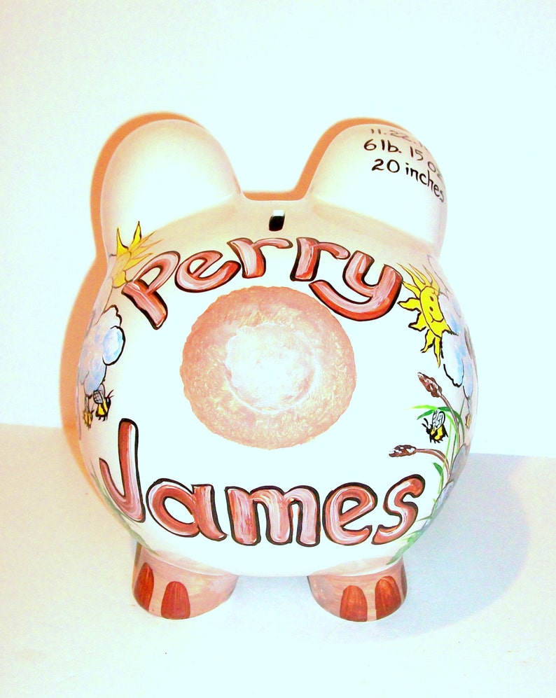 Piggy Bank Jumbo Bears Family Fishing Camping Lake Boy Bank Etsy