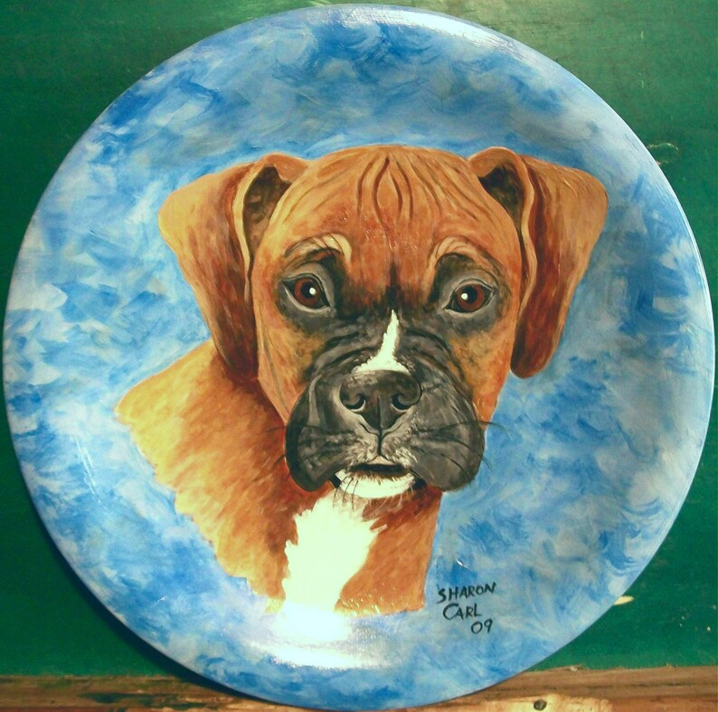 Pet Memorial Custom Pet Portrait Hand Painted of Your Dog or Cat or ...