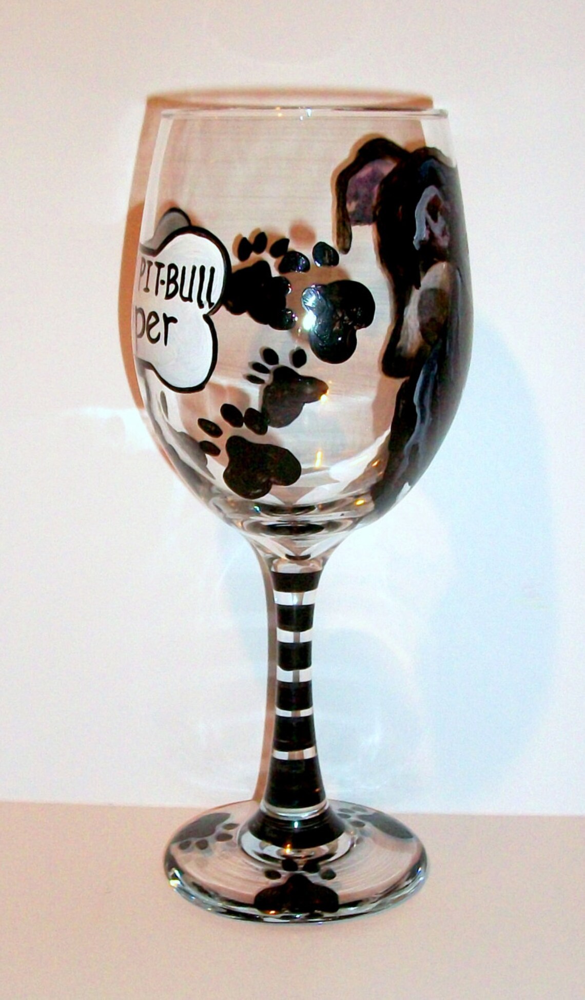 Pet Portrait Custom Wine Glass One 20 Oz. Wine Glass Pets | Etsy