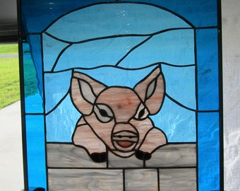 Custom Order-Pig Head Panel