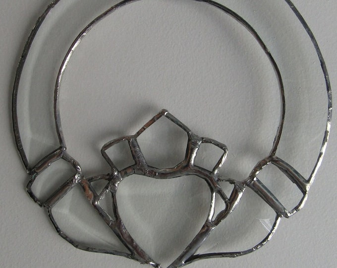 CUSTOM-Irish Claddagh Suncatcher
