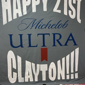 Hand Painted Birthday Banners