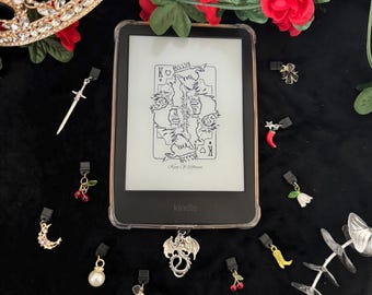 Kindle Dust Plugs | Fantasy Dust Plugs | Bookish Gifts | Gifts For Book Readers | Type C | Kindle Accessories | Kindle Gifts | Bookish Decor