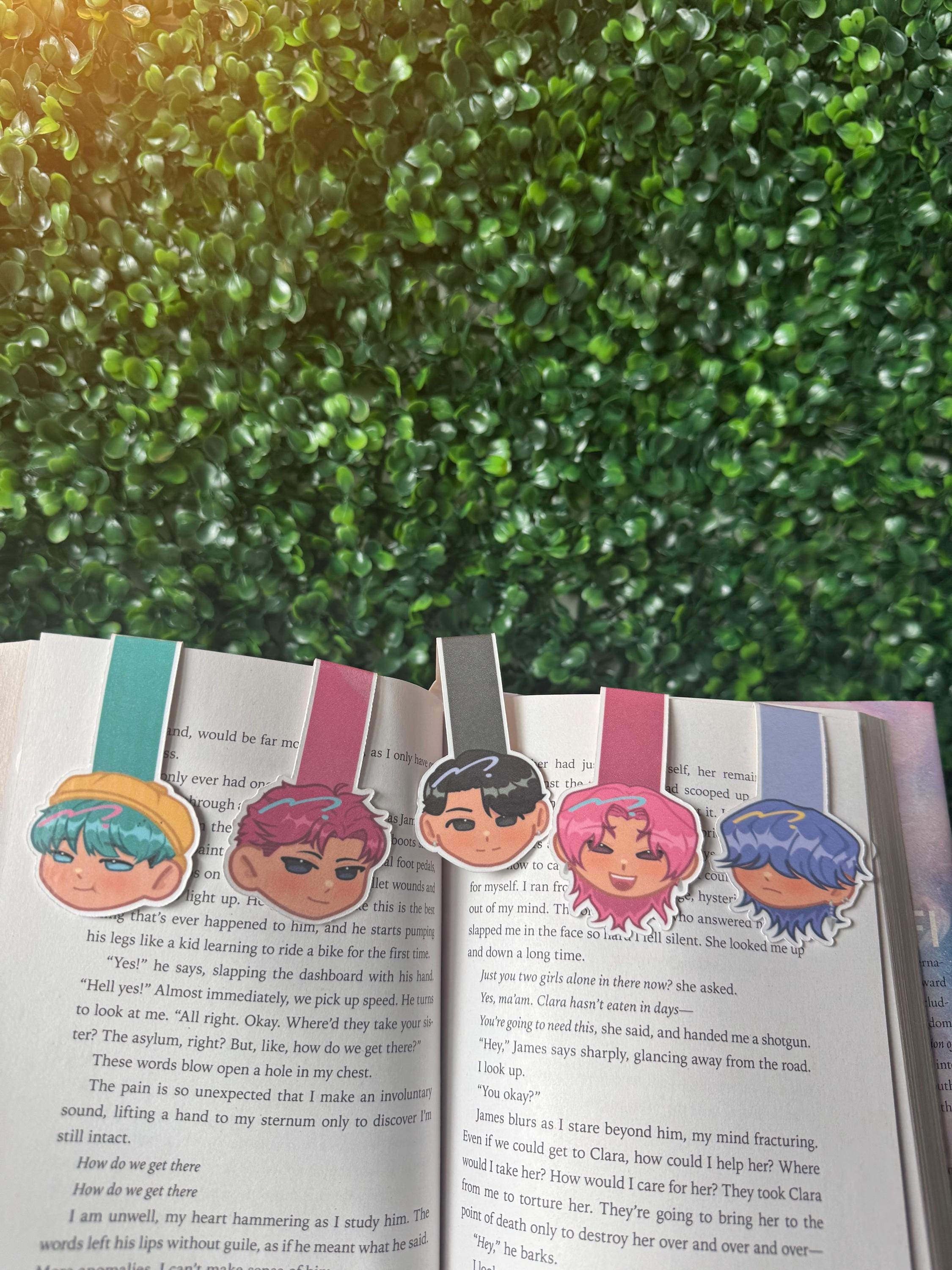Saja Boys Bookmarks| K-pop Demon Hunters | Merch | Magnetic Bookmark| Jinu, Baby, Mystery, Abbby, Romance