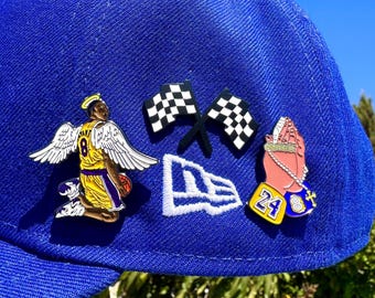 Spille da cappello LA Los Angeles per tutti i cappelli/snapback/cappellini aderenti/abbigliamento